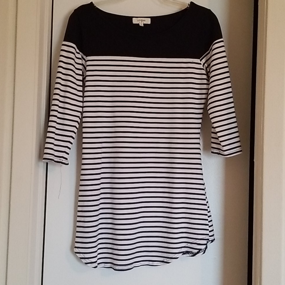 Umgee striped tunic top